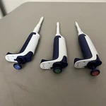 Set Of 3 Rainin Pipet-lite Xls Pipette L20,L200,L1000 Lts Pipetman. Fixed Price $360.00.