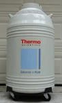 Thermolyne Locator 4 Plus Liquid Nitrogen Cryo Storage Tank + Dolly/cart. Fixed Price $650.00.