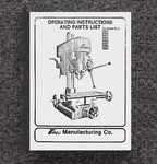 Drilling & Milling Machine Operations Parts Manual Fits Enco 91000 To 91033. Fixed Price $19.97.