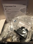 Ge D-fend Water Trap Black Sold Individual 1 Per Order. Fixed Price $20.00.