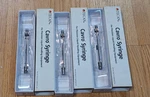 Lot Of 3 Nos Tecan Cavro 250UL Glass Syringe Pumps 1/4"-28 Threaded Tip Box. Fixed Price $130.00.
