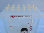 Supelco Visiprep Dl Vacuum Manifold Chamber 12-PORT W/ Gauge & Racks. Fixed Price $275.00.