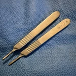 Aesculap BB074R Dental Scalpel Handle #3 Graduated To 6CM 2.25". Pair (X2). Fixed Price $30.00.