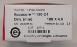 Thermo Scientific Accucore 150-C4 100X4.6MM 2.6UM Hplc Col. P/n 16526-104630-NEW. Fixed Price $200.00.
