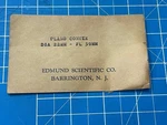 Edmund Scientific Plano Convex Lens Dia 22MM-FL 59MM. Fixed Price $19.99.