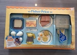 Fisher Price Super Skillet Breakfast Set 2115 1987 Complete And Like New In Box. Fixed Price $72.73.