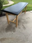 Clinton Industries Wooden Medical Exam Table W/ Paper Rod Sturdy Clinic. Fixed Price $175.00.