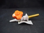 Watersaver Small Needle Air Valve Panel Mounted Orange Handle CT4150-158. Fixed Price $199.99.