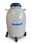 Taylor Wharton VHC35 Storage Dewar Tank W/ Canister & Lid 35VHCB-11M Empty. Fixed Price $1100.00.
