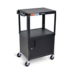 Luxor AVJ42C Adjustable-height Steel Cart Cabinet. Fixed Price $437.52.