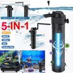 5-IN-1 Internal Aquarium Fish Tank Uv Sterilizers Filter Submersible Water Pump. Fixed Price $25.98.