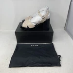 Paul Smith Poppy Platform Sandals Block Heel Ankle Strap Off White Size 39 Us 8. Fixed Price $37.49.