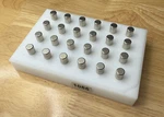 Hamilton 6605486-01, 96-WELL Plate Magnetic Bead Separation Rack Mfx 24 Post. Fixed Price $149.99.