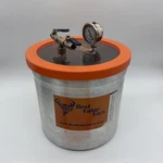 Bvv Best Value Vacs 5 Gallon Aluminum Vacuum Chamber Made Usa Orange Label. Fixed Price $100.00.