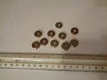 Set Of Ten #6 Cups, Veeco Part #0500-003. Fixed Price $50.00.