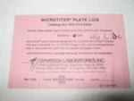 Part Case Of 46 Dynatech Lab. 001-010-5550-PAR Microtiter Plate Lids. Fixed Price $39.99.