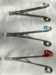 Weck Horizon Large Open Ligating Clip Appliers 11" Curved Jaw Set Of 6. Fixed Price $250.00.
