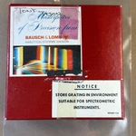 Bausch & Lomb Precision Grating 35-54-06-650 400 Gr/mm 58MM Bell Labs. Fixed Price $159.00.