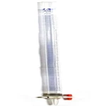 50ML Acrylic Burette - Class 0.1ML Blue Graduations With Ptfe Key Stopcock. Fixed Price $42.86.