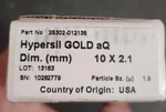 Thermo Scientific Hypersil Gold Aq 10MM X 2.1MM 1.9UM 25302-012135. Fixed Price $250.00.