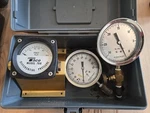 Taco Model 788 Differential Pressure Gauge Set With Case Mid-west Test. Fixed Price $182.48.