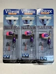 3- Blue Fox Vibrax Mid-depth Spinners Size 0- 7/64OZ (purple Scale Pink TIP)A67. Fixed Price $17.00.