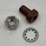 Idex P-441-01 Red Peek Low-pressure Union Bulkhead, 0.040" Bore, 1/4-28. Fixed Price $11.99.