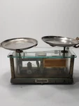 Vintage Torsion Balance Co IL-1 Lab Scale Glass Case Dual Pan Scientific. Fixed Price $116.99.