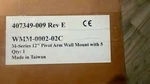 Gcx M-series 12" Pivot Arm Wall Mount WMM-0002-02C Revision. Fixed Price $124.00.
