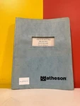 Matheson 8250 Controller Operation And Service Manual. Fixed Price $69.99.