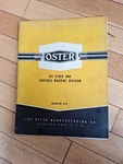 Oster Pipe Bolt Threading Machine Catalog 41 36 Page Portable. Fixed Price $79.99.