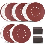 52 Pcs 9-INCH 10-HOLE Hook-and-loop Sanding Discs For Drywall Sander, 60 80 1.... Fixed Price $32.99.