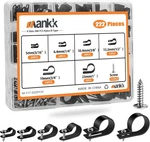 222PCS Cable Clips Wire Assortment Kit Nylon Plastic R-type Clamps 6. Fixed Price $12.52.