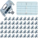 50 Pack Wire Mesh Cable Tray Coupler Kit, Steel Bracket Hardware Components For. Fixed Price $34.76.