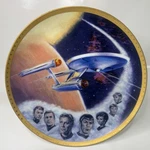 Star Trek Uss Enterprise NCC-1701 Hamilton Collection Plate 0898S. Fixed Price $10.95.