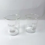 2 Scientific Glass Beakers, Vol. 1000ML, 3.3 Borosilicate Griffin Low Form Ulab. Fixed Price $32.95.