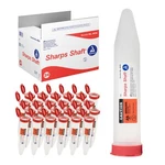 Dynarex Transportable Sharps Container, Small Shafts, 6.37"X1.47"X3.46" 24CT. Fixed Price $77.13.