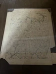 Vintage Rhode Island Topo Map Kent Ri 1923 Geographical Survey Damaged. Fixed Price $19.99.