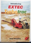 1998 Extec Turbo Trac Equipment Specification Construction Sales Brochure. Fixed Price $15.87.