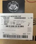 **200** Individually Wrapped Cardinal Health 2OZ Sterile Medicine Cups 12493-500. Fixed Price $61.99.