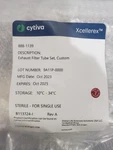 Cytiva Xcellerex 888-1139 Exhaust Filter Tube Set. Fixed Price $497.00.