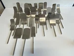 Lot Of 29 Codman, Symmetry, And Other Surgical Malleable Retractor Blades. Fixed Price $800.00.