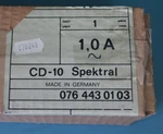 Osram 076 443 03 CD-10 1.0A Cadmium Lamp Spectral Bulb Pico Base 69275 CD/10. Fixed Price $274.98.