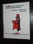 Sunnen Model MBB-1600 Hone Operators Manual. Fixed Price $21.79.