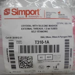 Simport T310-1A Cryovial 1.2ML Tubes W/silicone Washer, External Threads. Fixed Price $19.99.