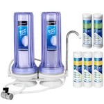Dual Countertop Water Filtration Unit: And Yearly Supply Of Filters. Fixed Price $69.99.