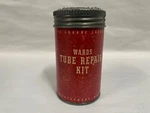 Vtg Montgomery Wards Tire Tube Patch Rubber Repair Fiber Container (A4). Fixed Price $15.95.