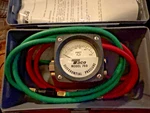 Taco Model 788 Differential Pressure Gauge Set Great Cond With Case And Instruc. Fixed Price $61.75.