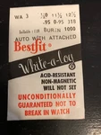 Bestfit Mainspring WA3 For Buren 1000, 1002, Hamilton 666 Automatic - Alloy. Fixed Price $15.00.