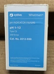 Cytiva Whatman Ph Indicator Paper, 1-12, Type Cs, 2612-990. Fixed Price $40.00.